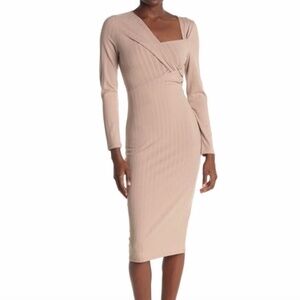 ASTR THE LABEL Midi Bodycon Dress Size Small